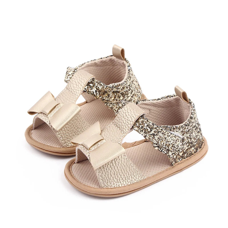 Glitter Bow Sandal