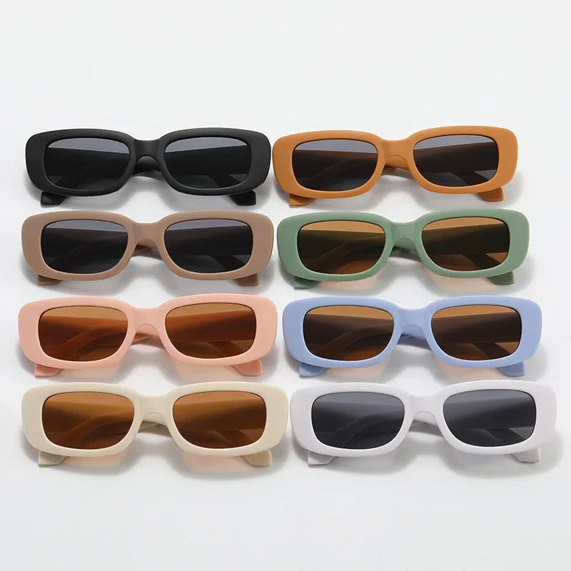Vintage Style Rectangle Sunglasses