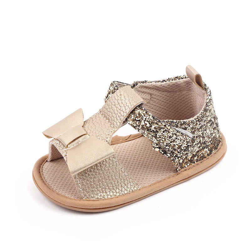 Glitter Bow Sandal