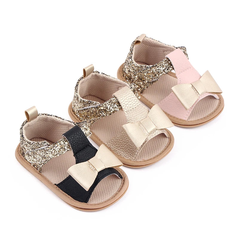 Glitter Bow Sandal