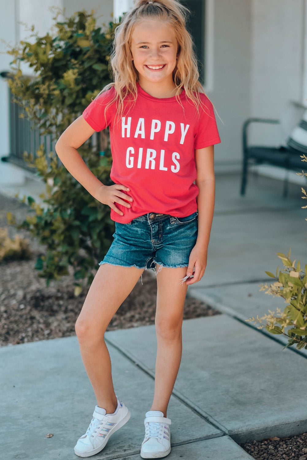Happy Girls Graphic T-Shirt