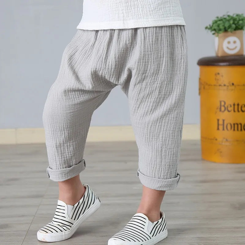 Linen Lightweight Harem Pants