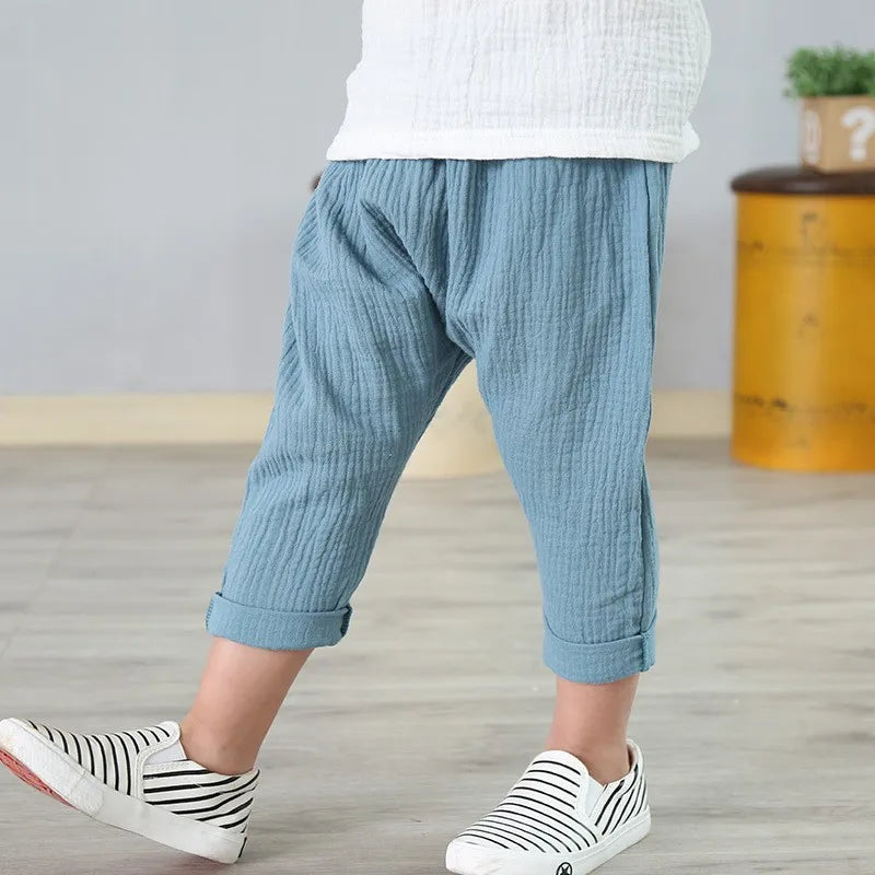 Linen Lightweight Harem Pants