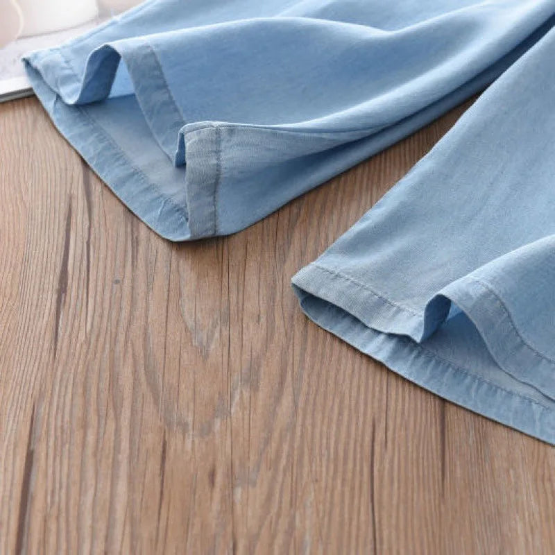 Wide Leg Pants with Bow