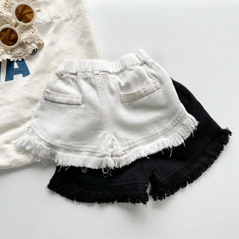 Ruffle & Tassel Shorts