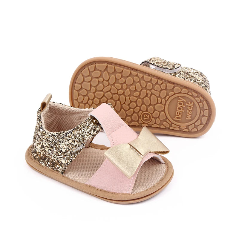 Glitter Bow Sandal