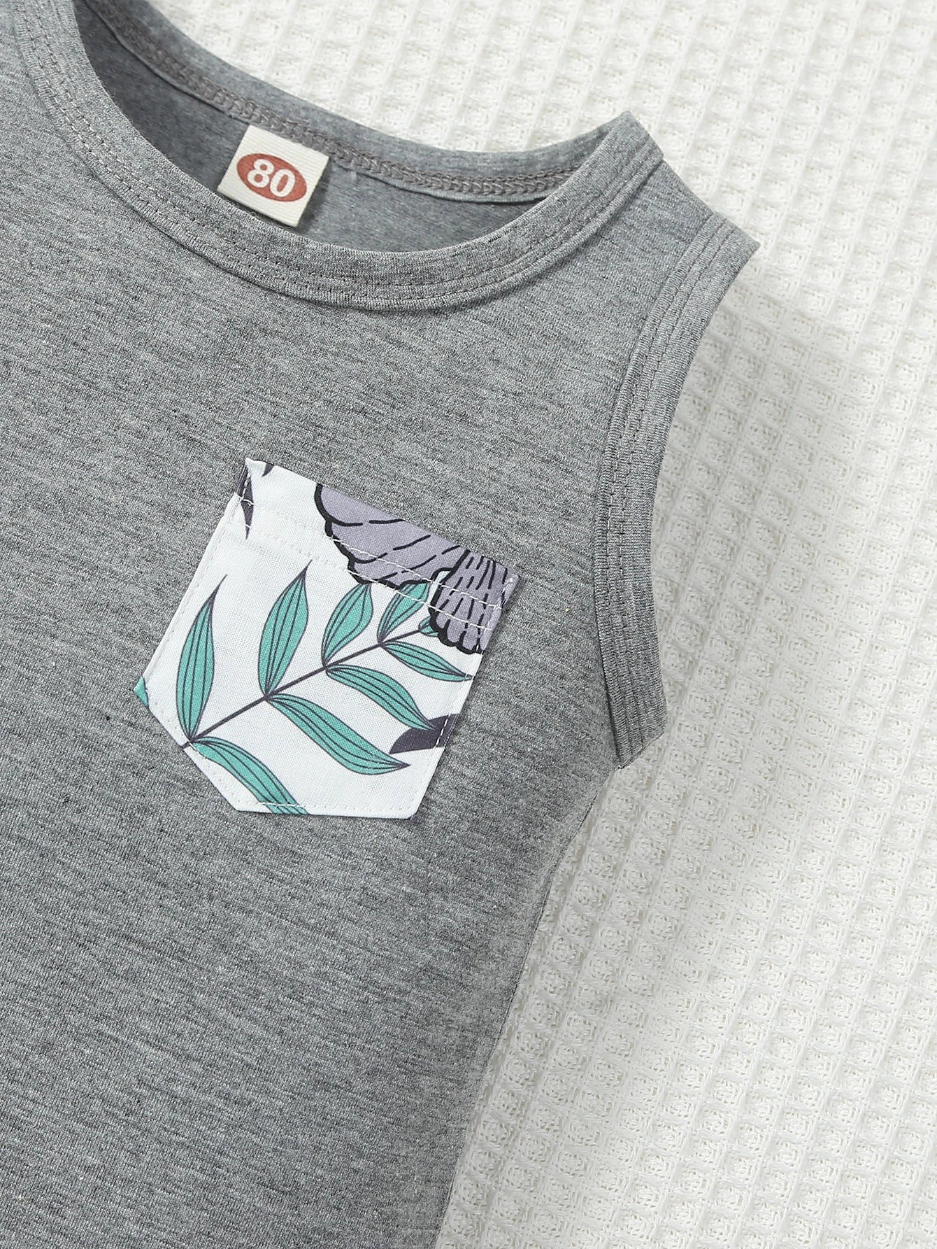 Tank & Printed beach shorts set