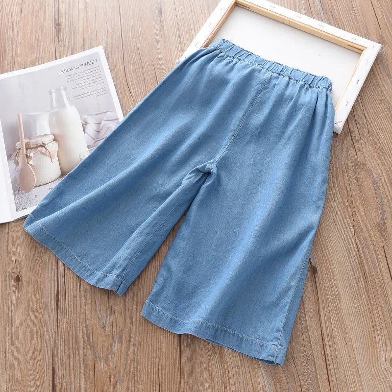 Wide Leg Pants with Bow