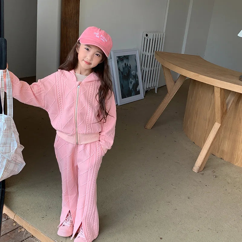 Kids Fleece Hooded Sets