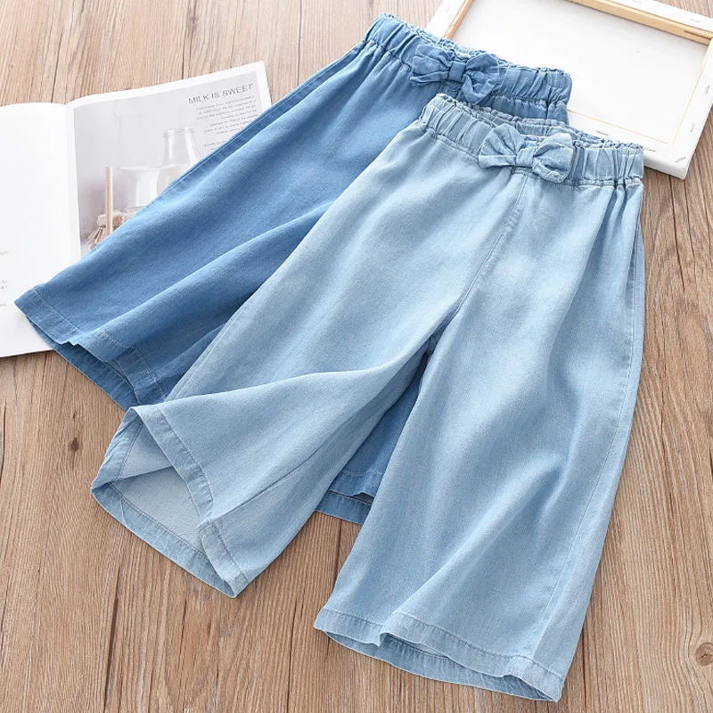 Wide Leg Pants with Bow