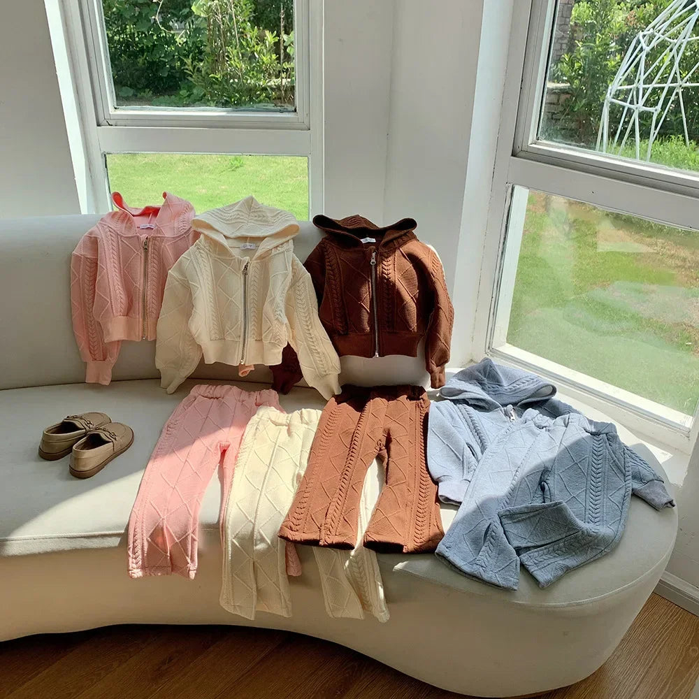 Kids Fleece Hooded Sets