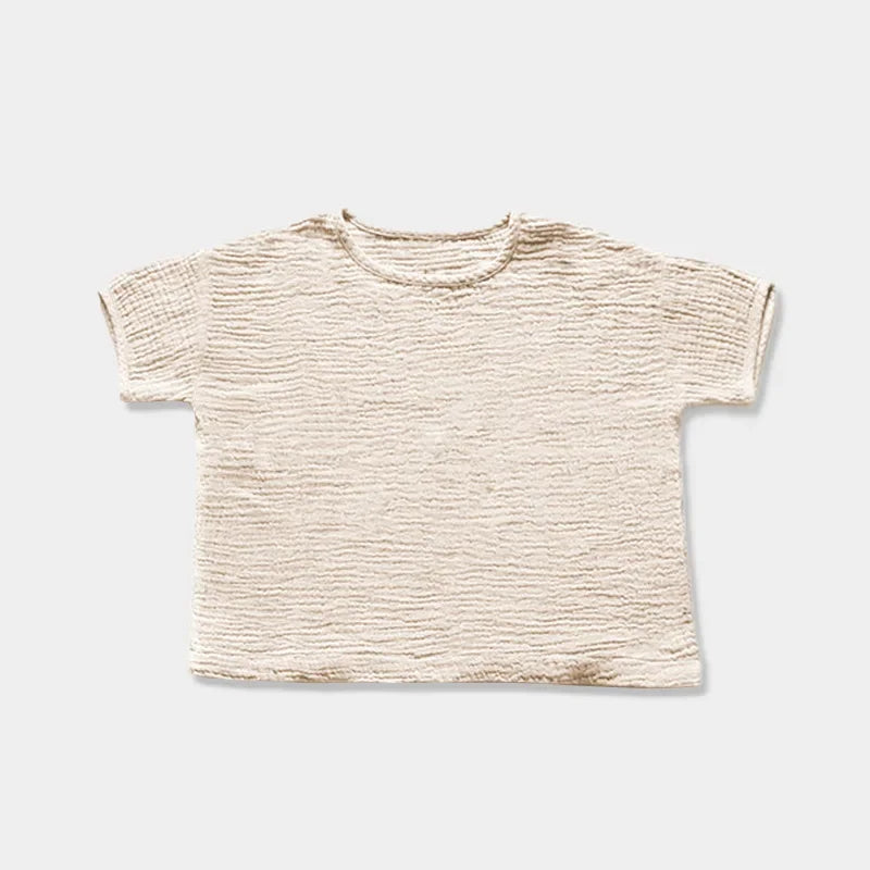 Muslin Cotton Shirt and Shorts Set