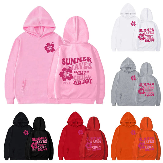 Summer Waves Graphic Hoodie