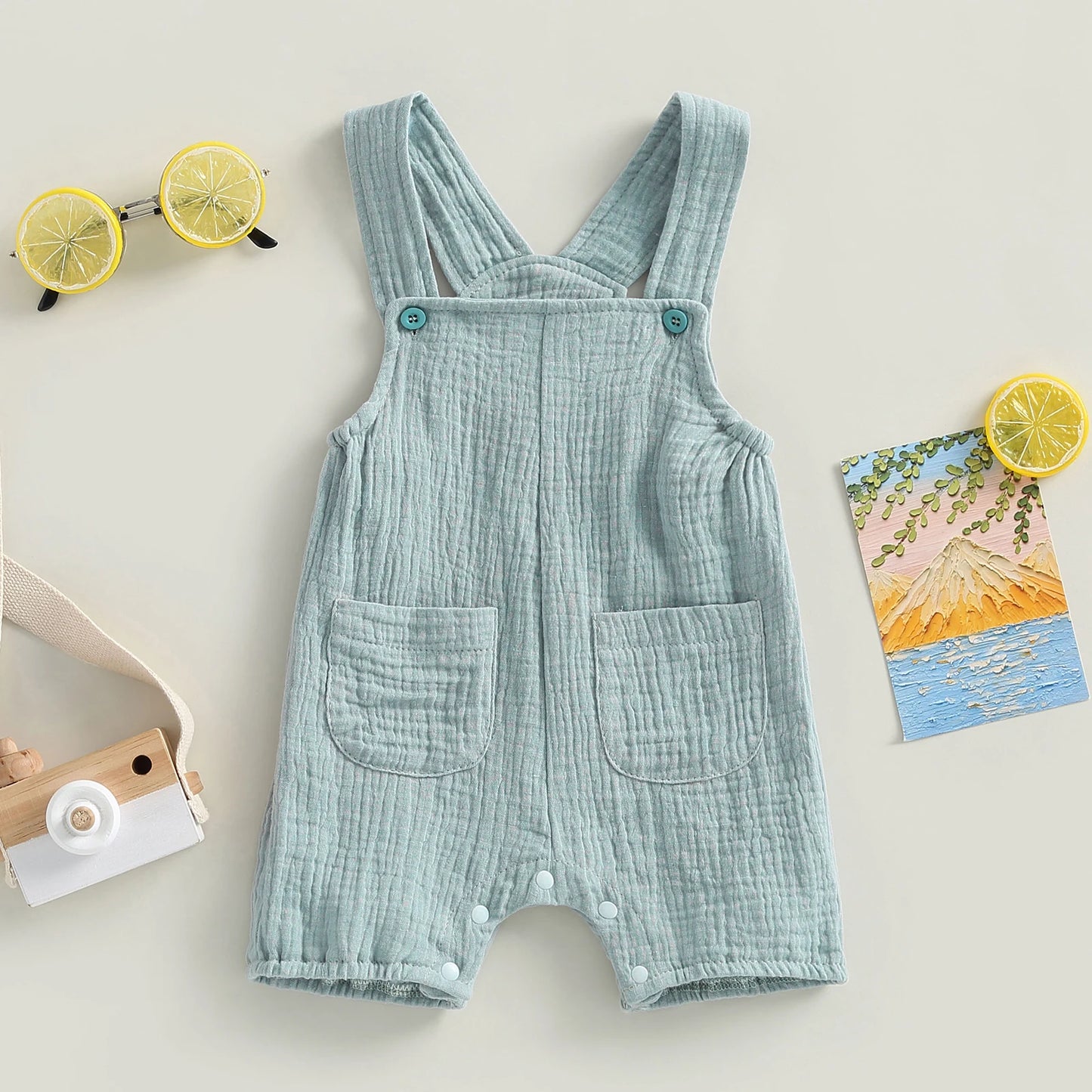 Summer Suspenders Jumpsuit