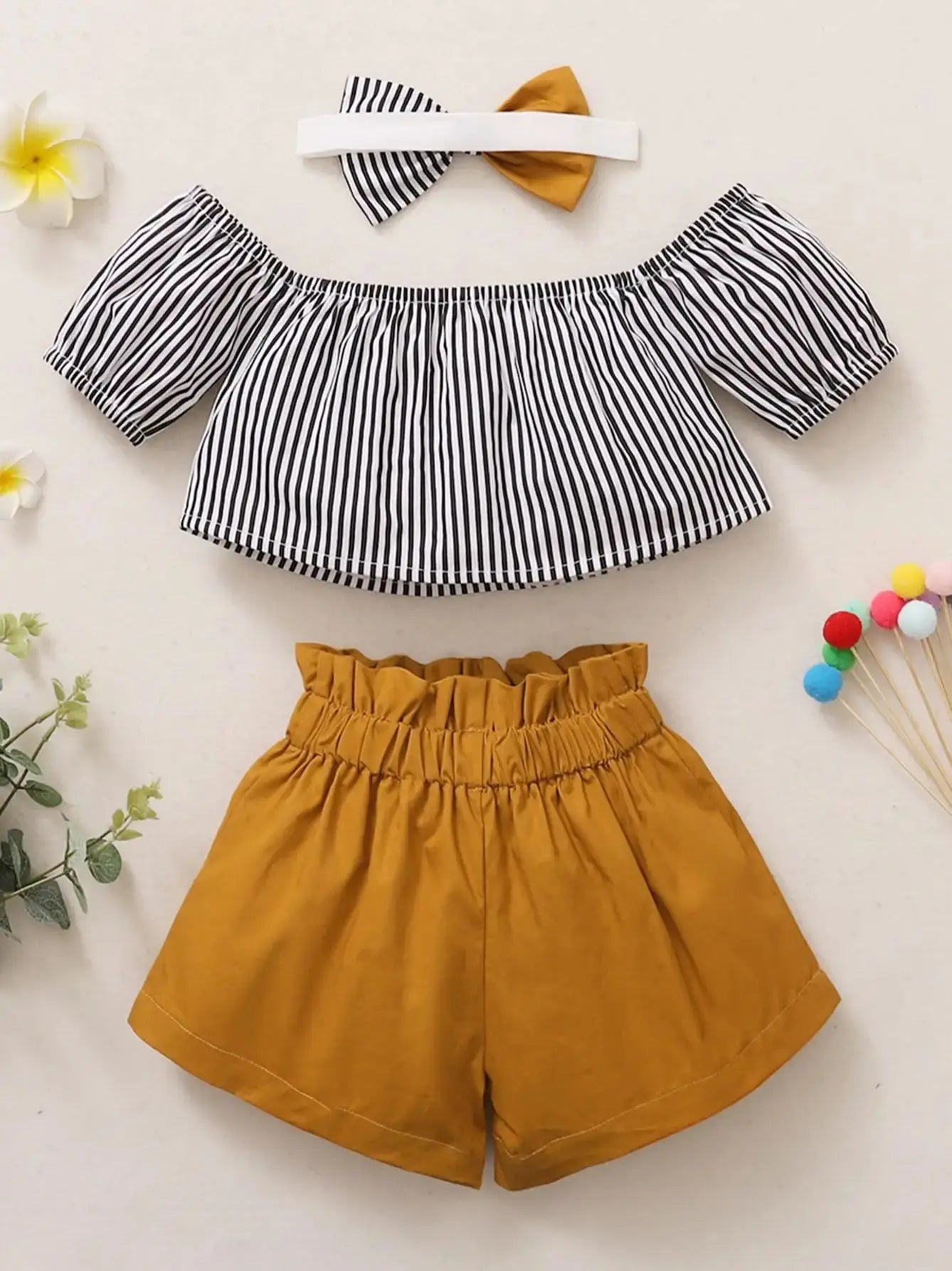 Off the Shoulder Set with Bow