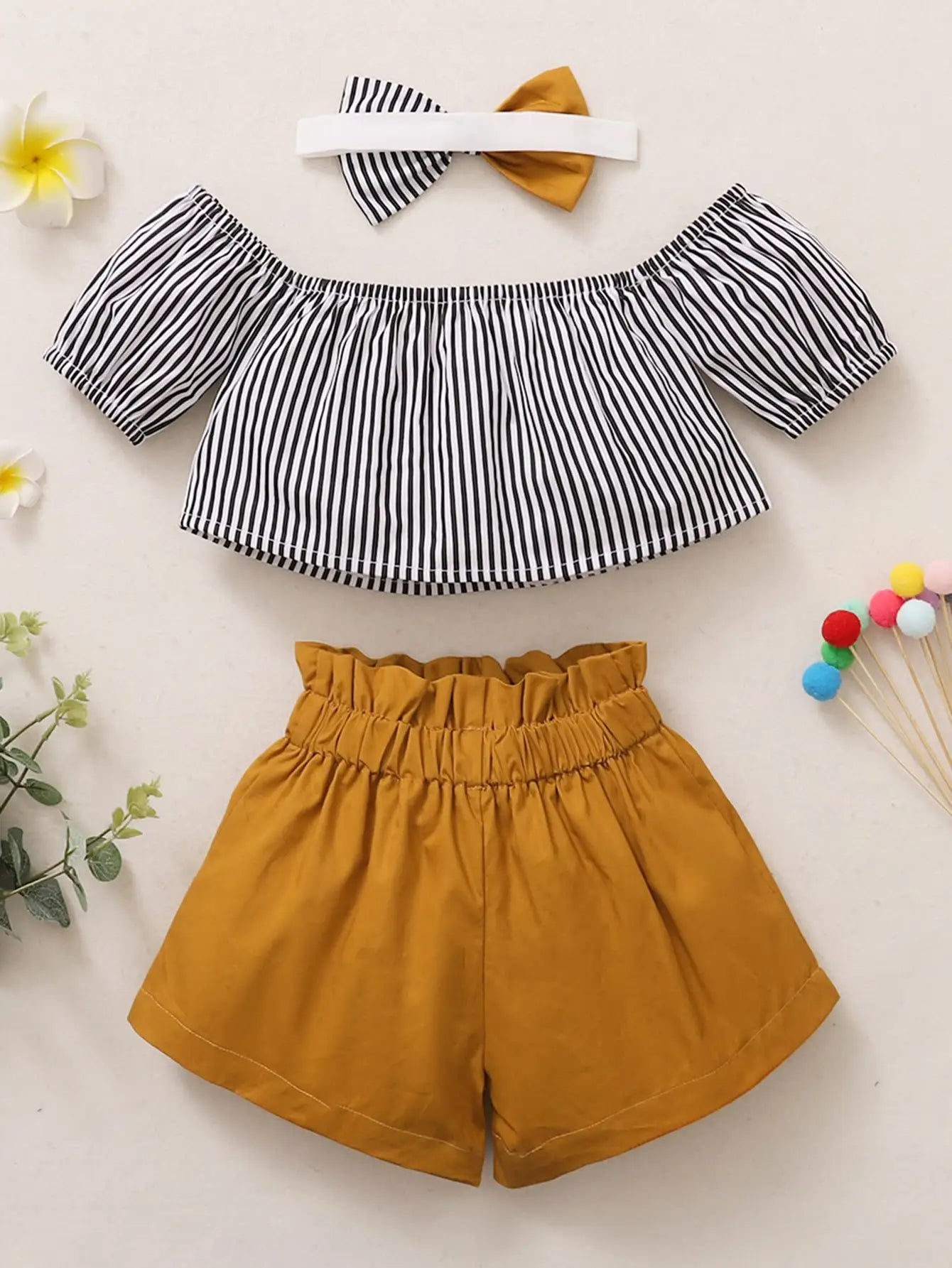 Off the Shoulder Set with Bow