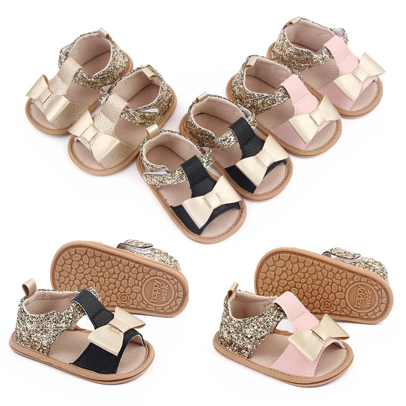 Glitter Bow Sandal