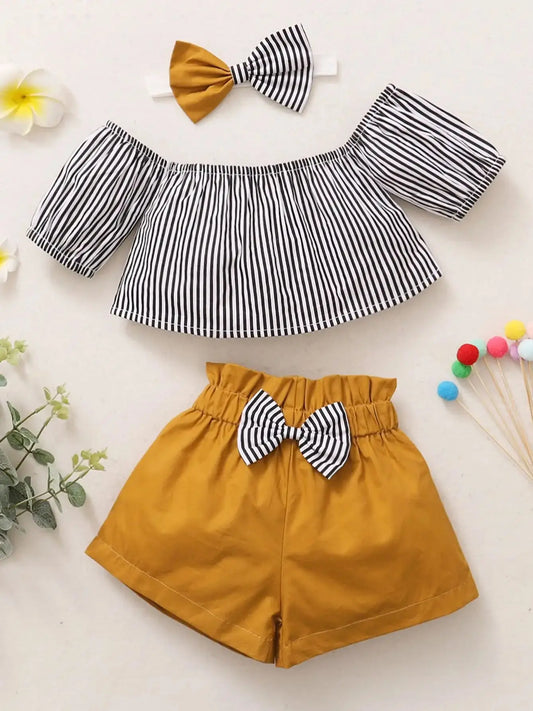 Off the Shoulder Set with Bow