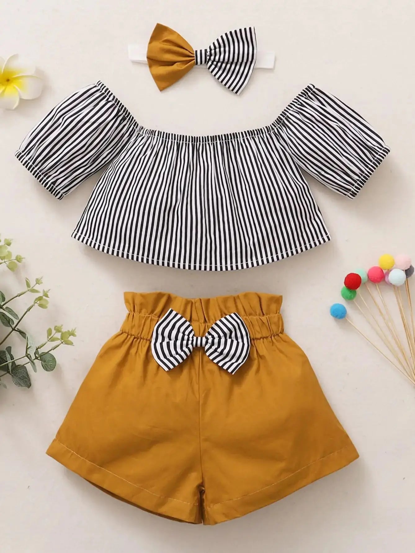 Off the Shoulder Set with Bow