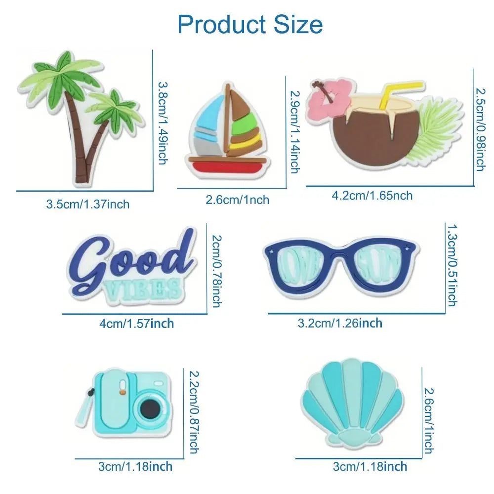 6 piece bag charms set