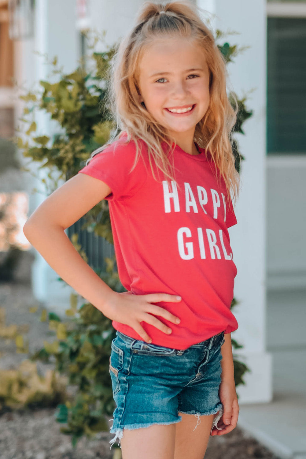 Happy Girls Graphic T-Shirt