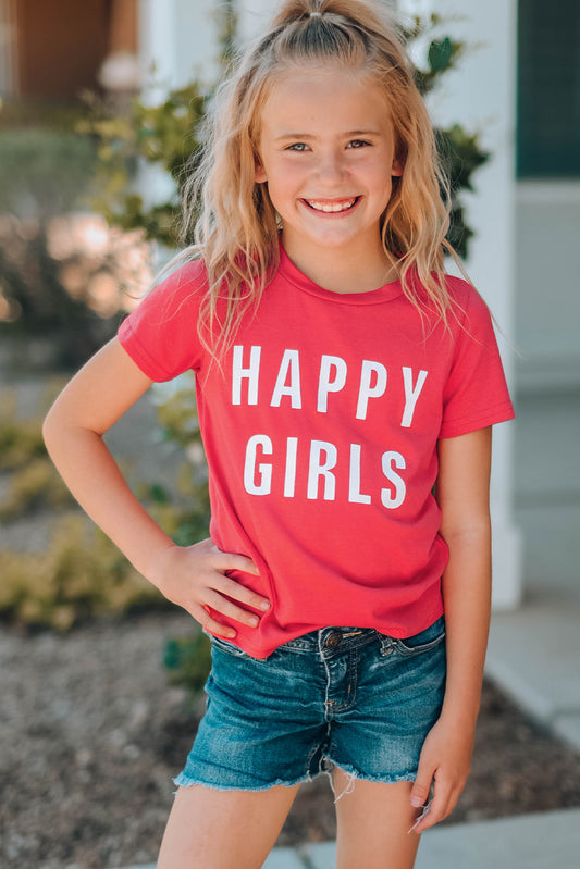 Happy Girls Graphic T-Shirt
